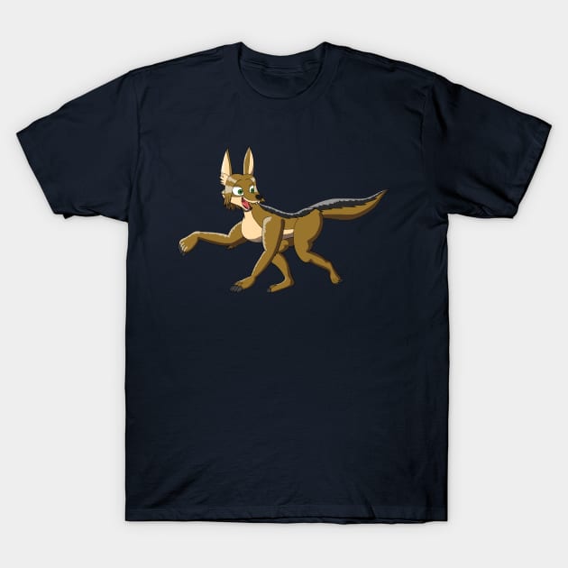 Roy the jackal T-Shirt by Cyborg-Lucario